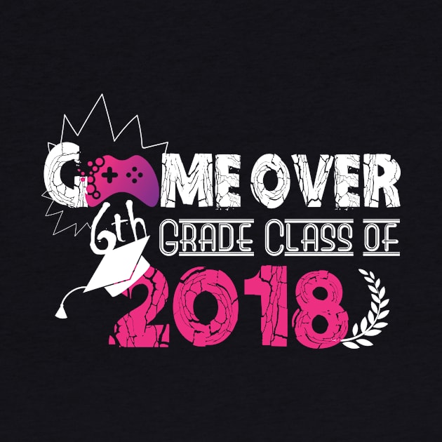 Game Over 6th Grade Class of 2018 by Danielle Shipp